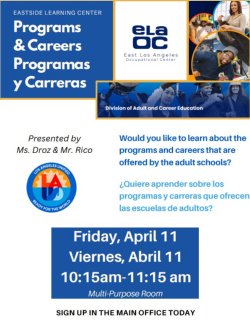 Program and Career Flyer